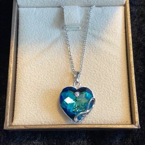 I love you to the moon and back Swarovski necklace